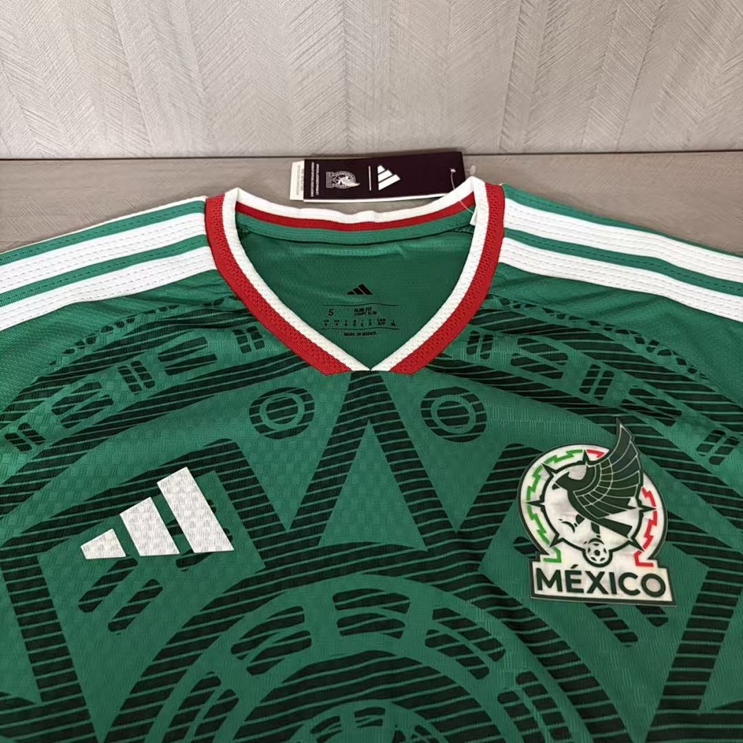 Camiseta local de México para el Mundial de 2026, versión para jugador, talla para hombre