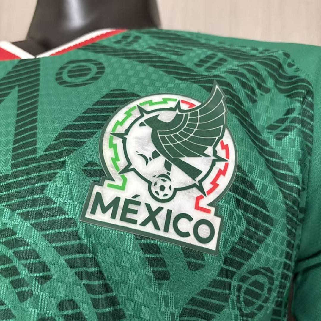 Camiseta local de México para el Mundial de 2026, versión para jugador, talla para hombre