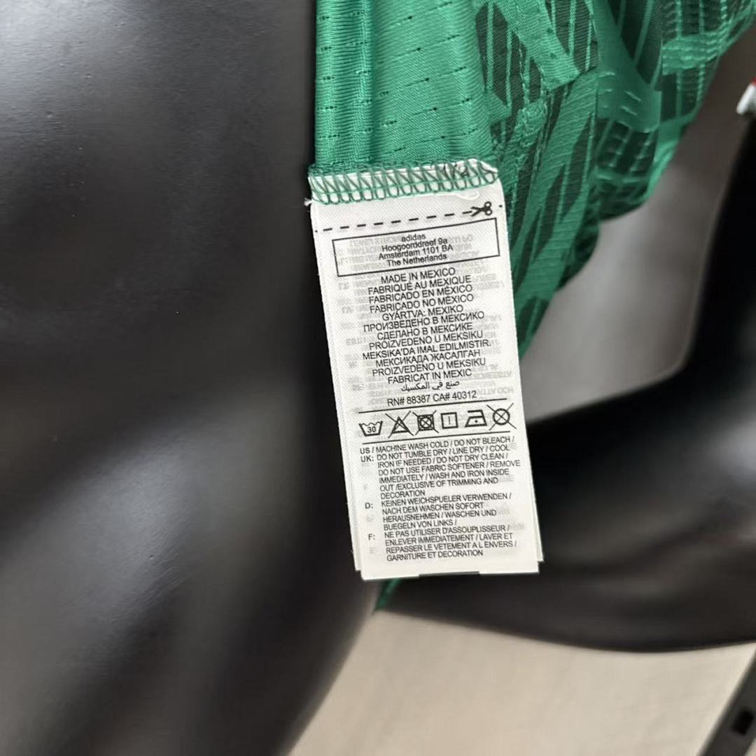 Camiseta local de México para el Mundial de 2026, versión para jugador, talla para hombre