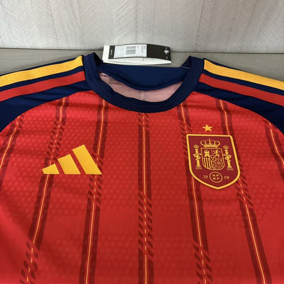 2026 World Cup Player version Spain Home Jersey Mens Size