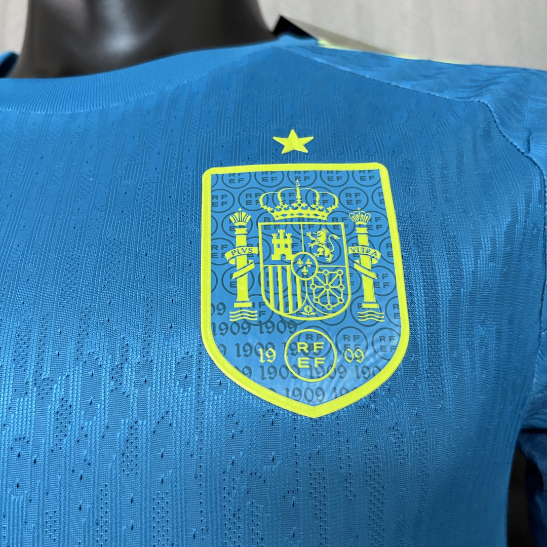 2026 Spain Away Jersey Blue Yellow