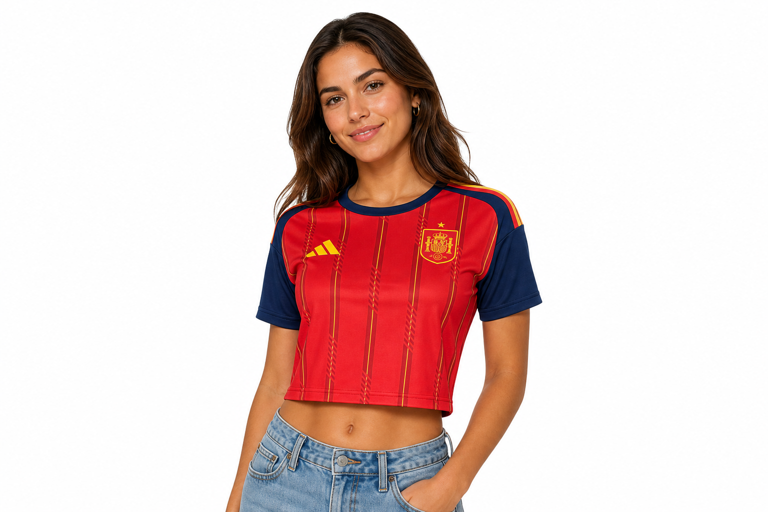 2026 World Cup Short  Spain Home Jersey Womens Size