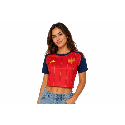 2026 World Cup Short  Spain Home Jersey Womens Size 02