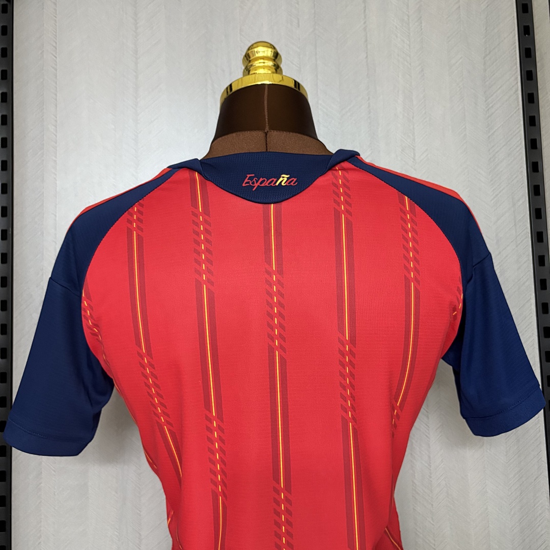 2026 World Cup Short  Spain Home Jersey Womens Size