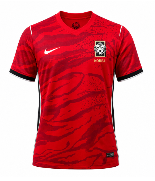 2026 World Cup South Korea Home Jersey Men's Size