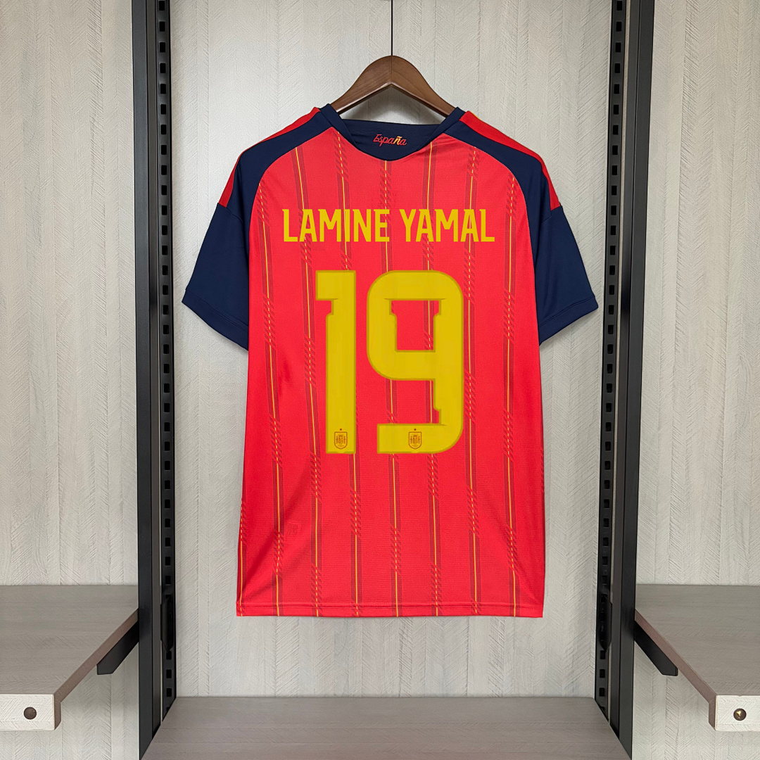 2026 World Cup Spain Home Customization Mens Size