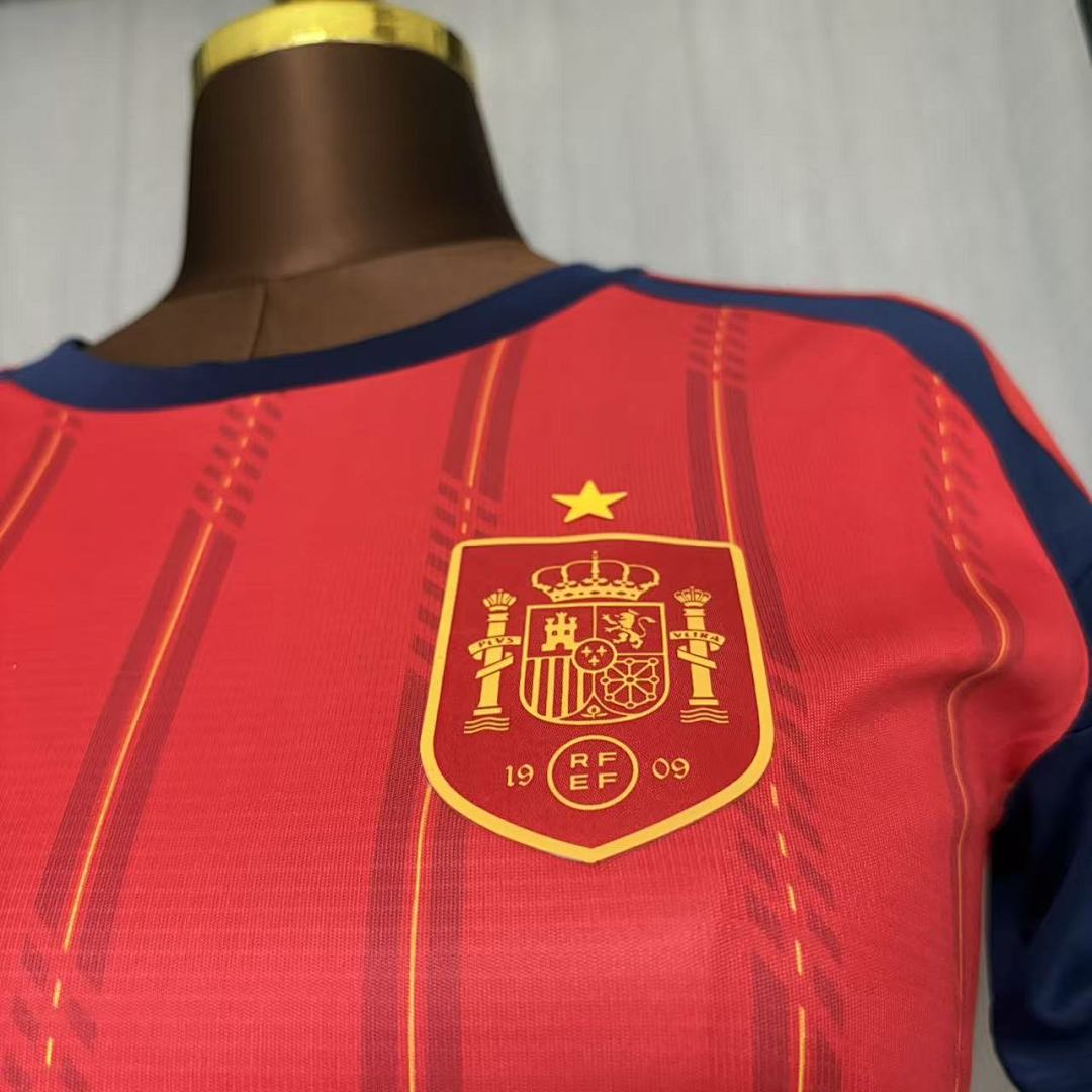 2026 World Cup Spain National Team Home Jersey Red Adidas Womens Size