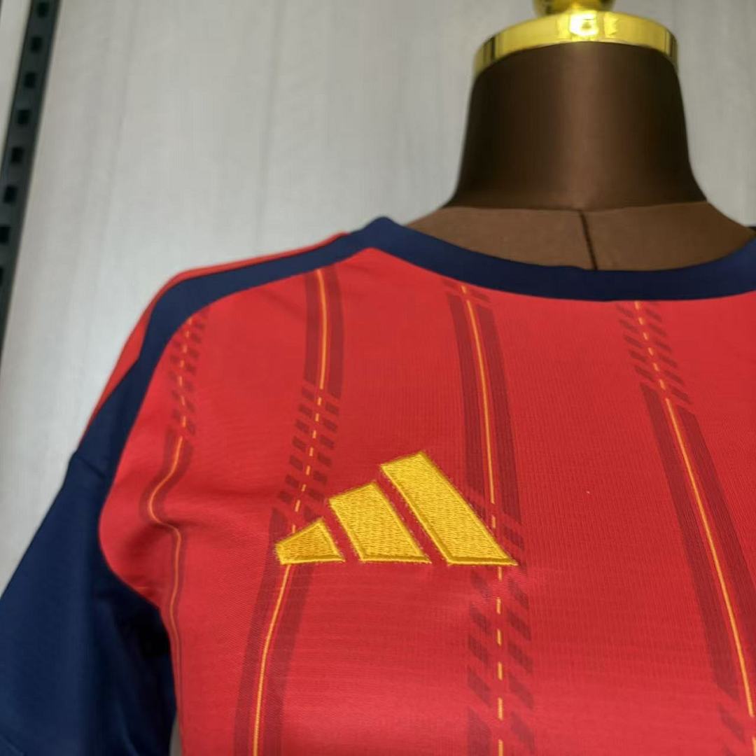 2026 World Cup Spain National Team Home Jersey Red Adidas Womens Size