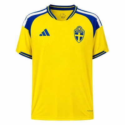 2026 World Cup Sweden Home Jersey  01