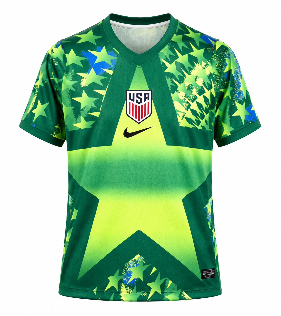 Camiseta verde de visitante de la selección nacional de EE. UU. para el Mundial de 2026, Nike, para hombre, talla