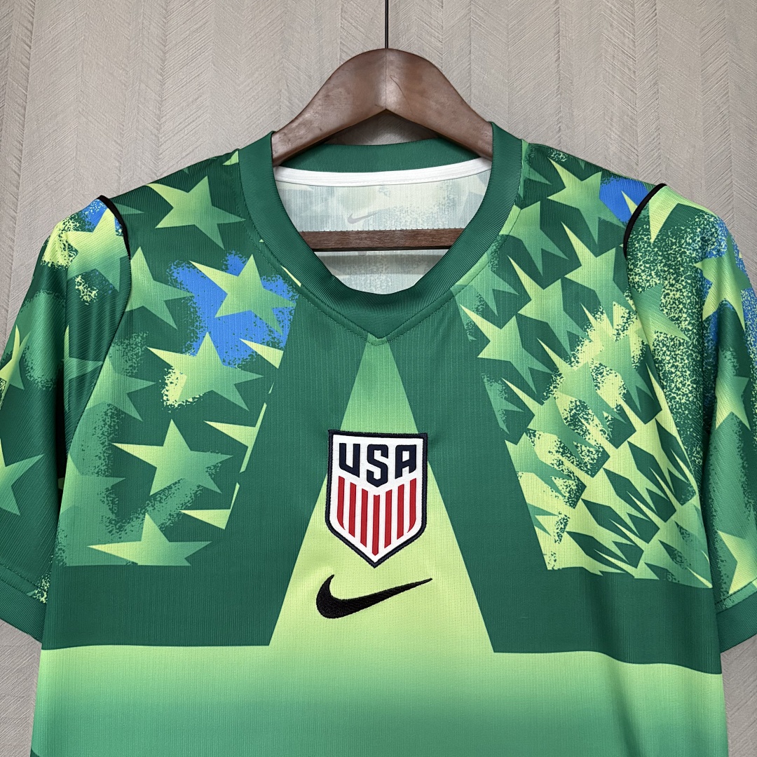 Camiseta verde de visitante de la selección nacional de EE. UU. para el Mundial de 2026, Nike, para hombre, talla