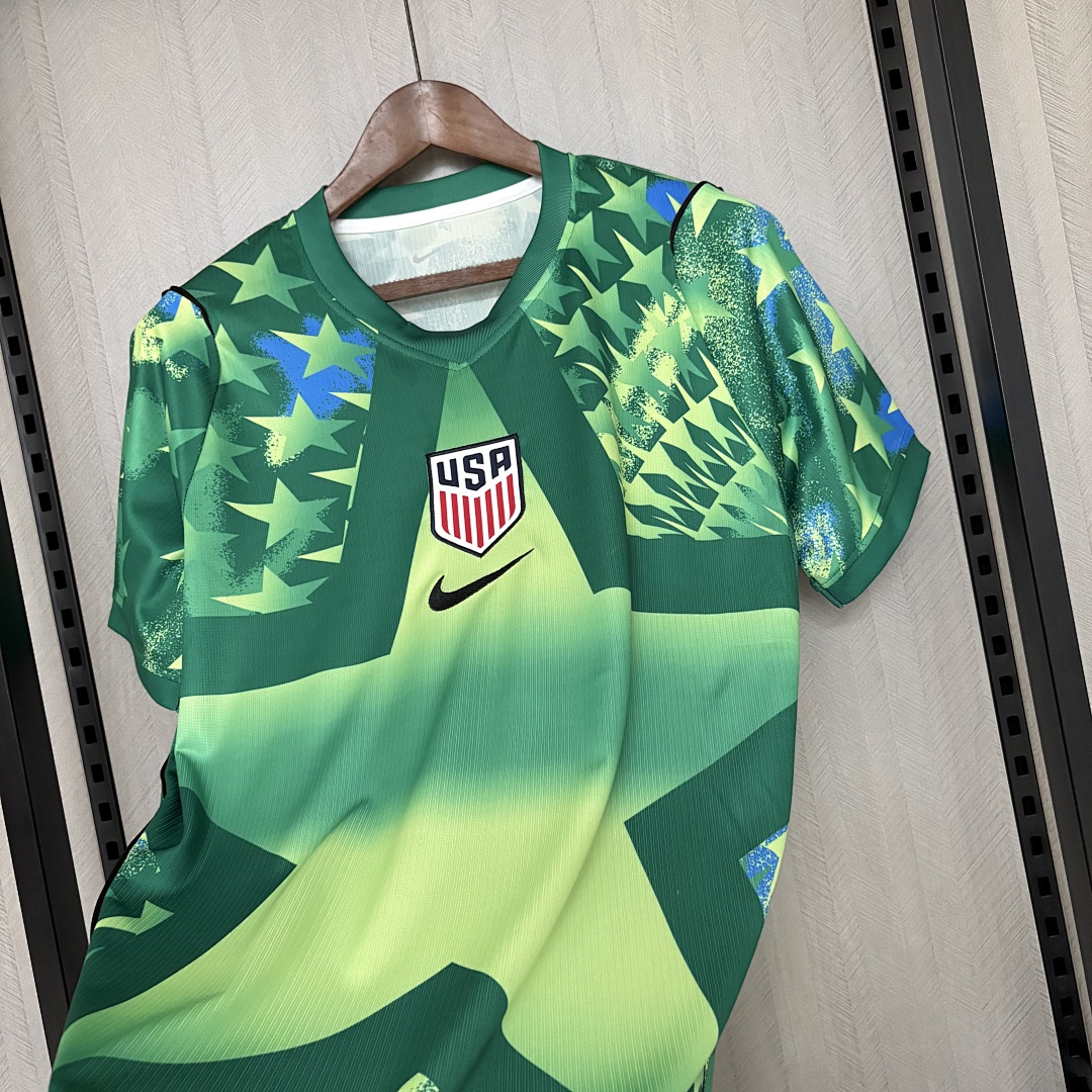 Camiseta verde de visitante de la selección nacional de EE. UU. para el Mundial de 2026, Nike, para hombre, talla