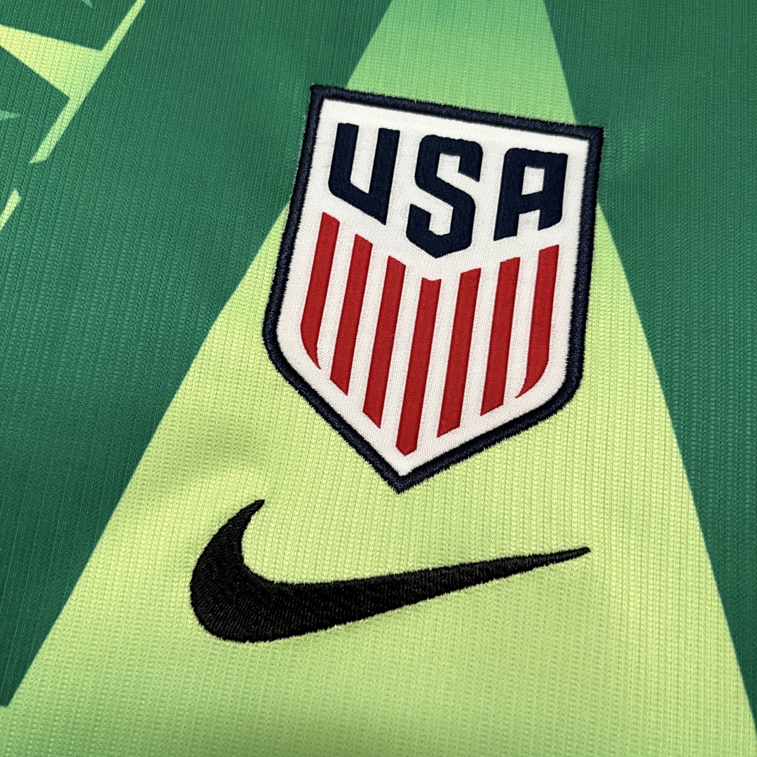 Camiseta verde de visitante de la selección nacional de EE. UU. para el Mundial de 2026, Nike, para hombre, talla