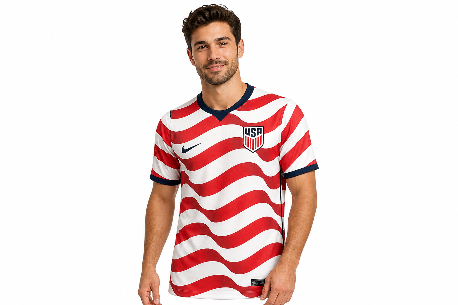 Equipación local de la selección nacional de EE. UU. para el Mundial de 2026, roja, de Nike, para hombre, talla