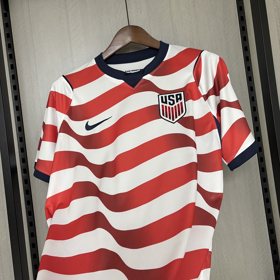 Equipación local de la selección nacional de EE. UU. para el Mundial de 2026, roja, de Nike, para hombre, talla