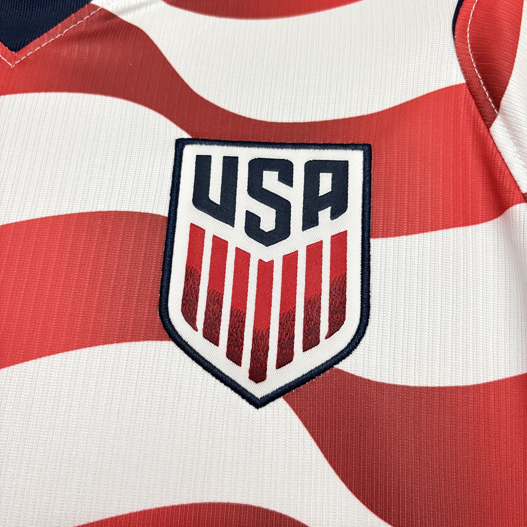 Equipación local de la selección nacional de EE. UU. para el Mundial de 2026, roja, de Nike, para hombre, talla