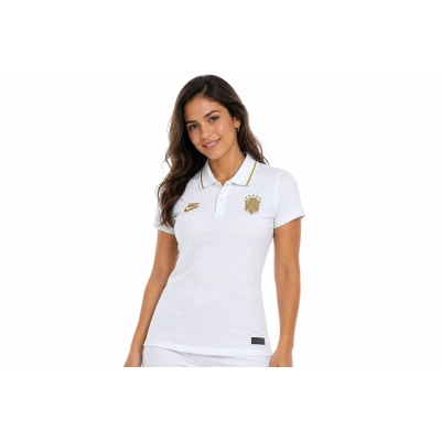 2026 World Cup Women's Polo Brazilian White  Women's Size  02