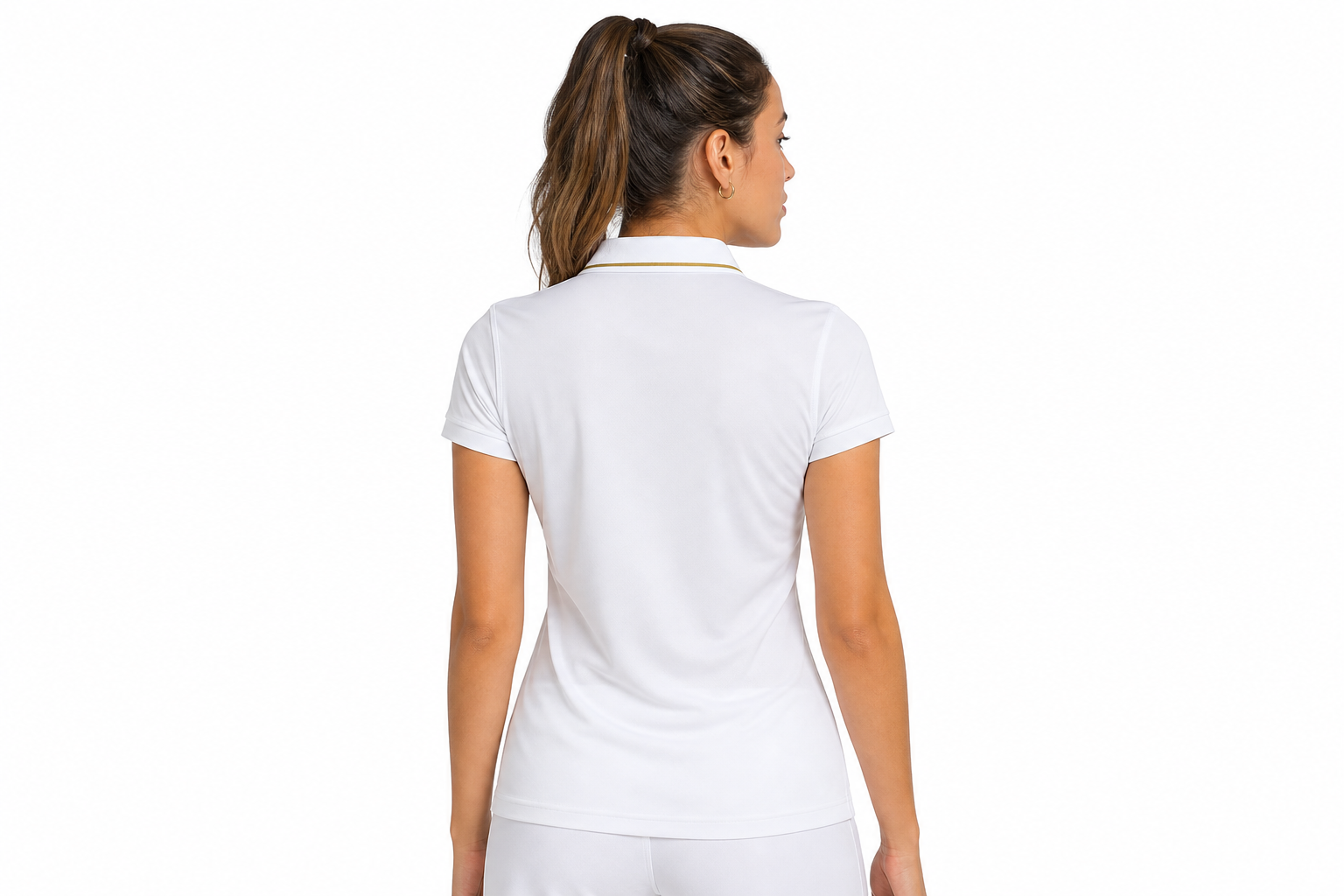 2026 World Cup Women's Polo Brazilian White  Women's Size 