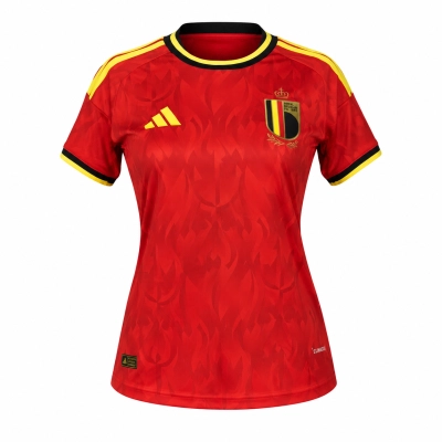 2026 World Cup Womens Belgium Home Jersey  01