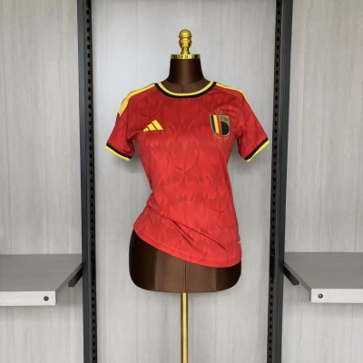 2026 World Cup Womens Belgium Home Jersey  02