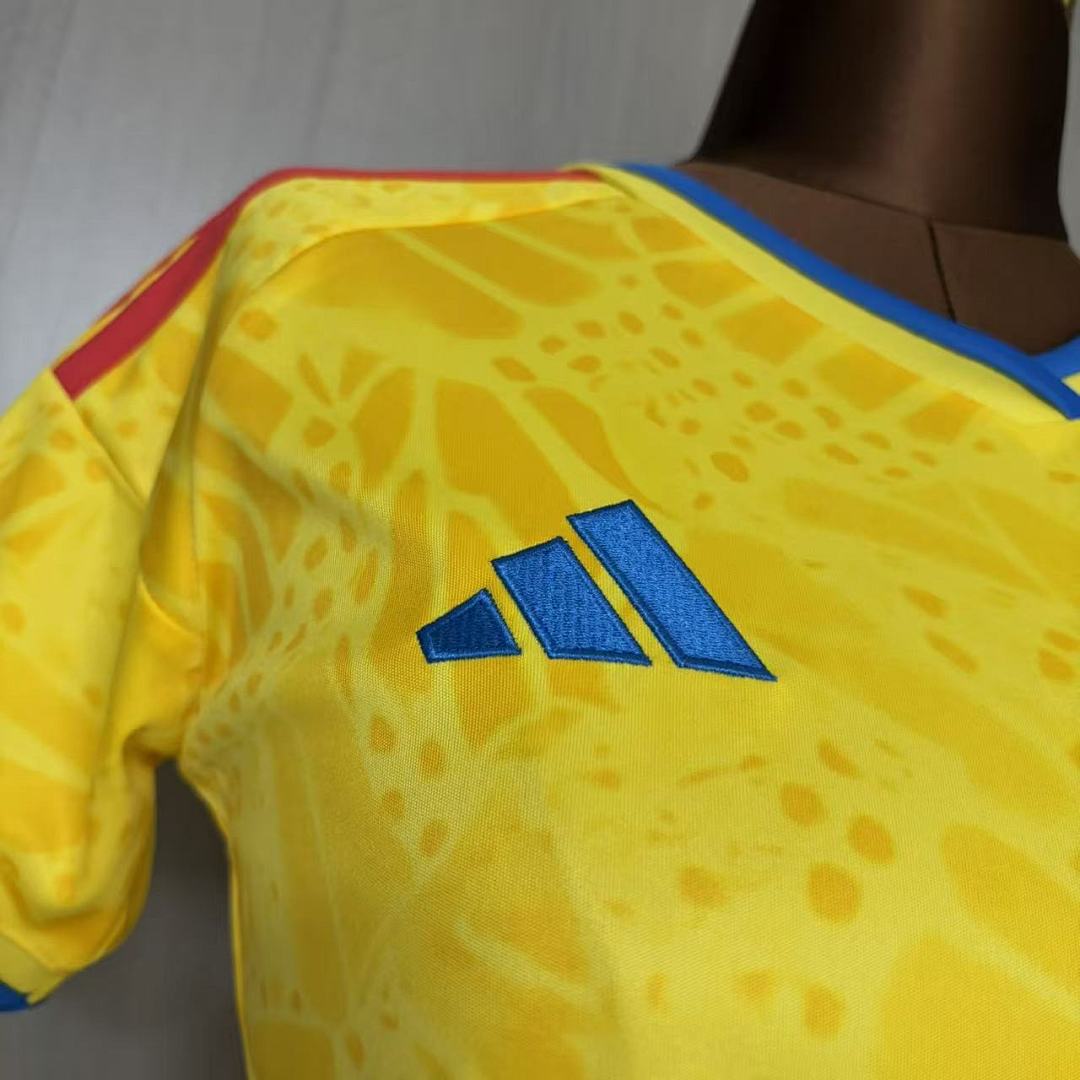 2026 World Cup Womens Colombia Home Jersey Mens Size