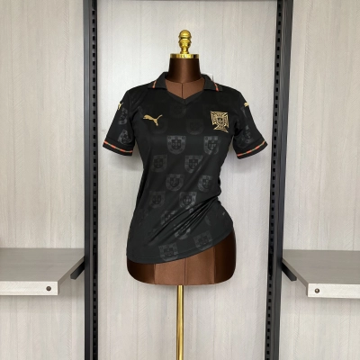 2026 World Cup Womens Portugal Special Edition Black Jersey 02