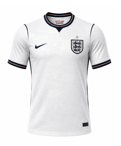  2026 World Cup England Home Jersey  Mens Size