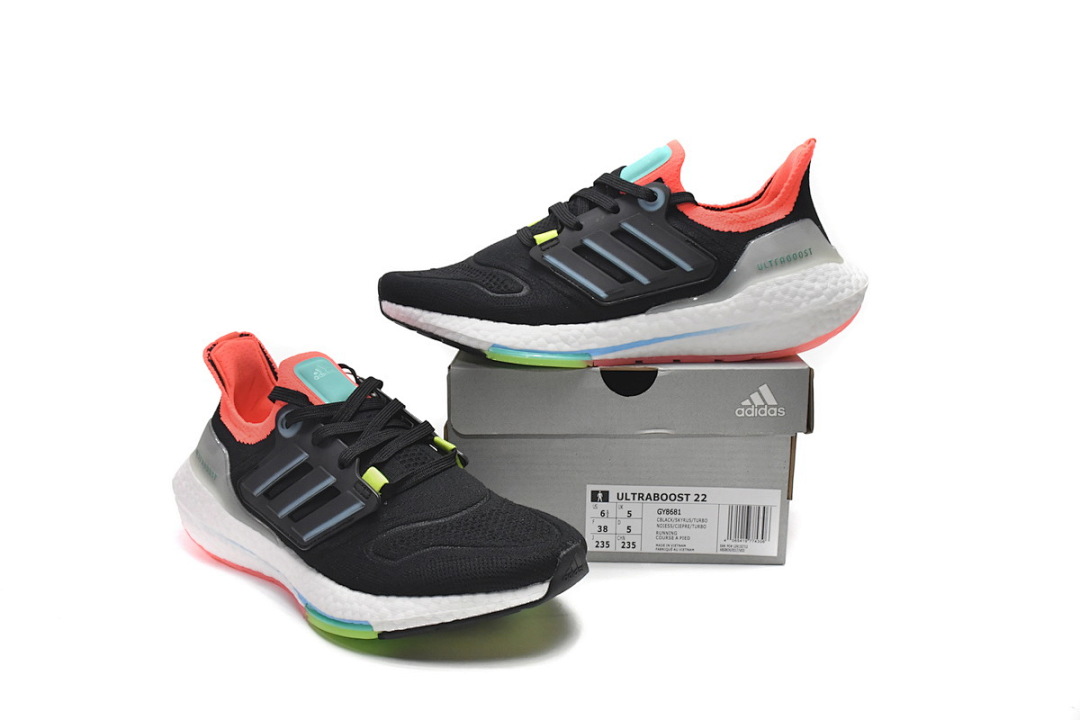  adidas Ultra Boost 2022 Black Sky Rush Turbo GY8681