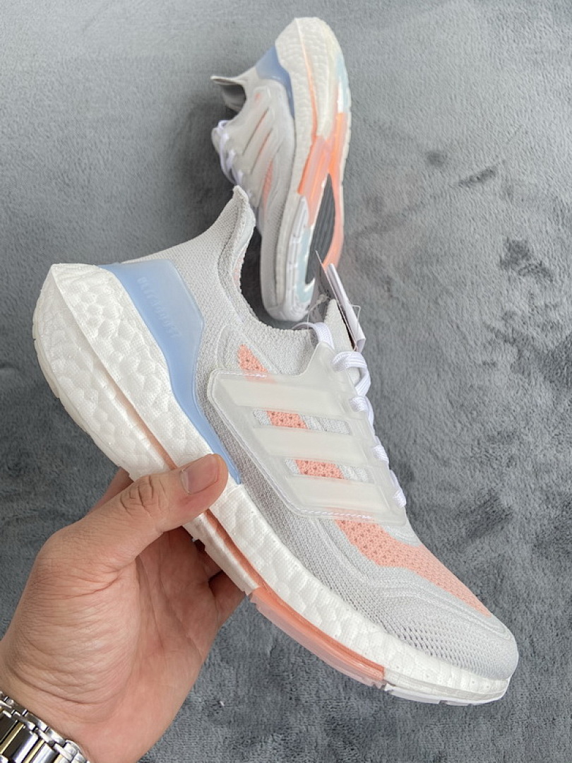  adidas Ultra Boost 21 White Pink FY0396