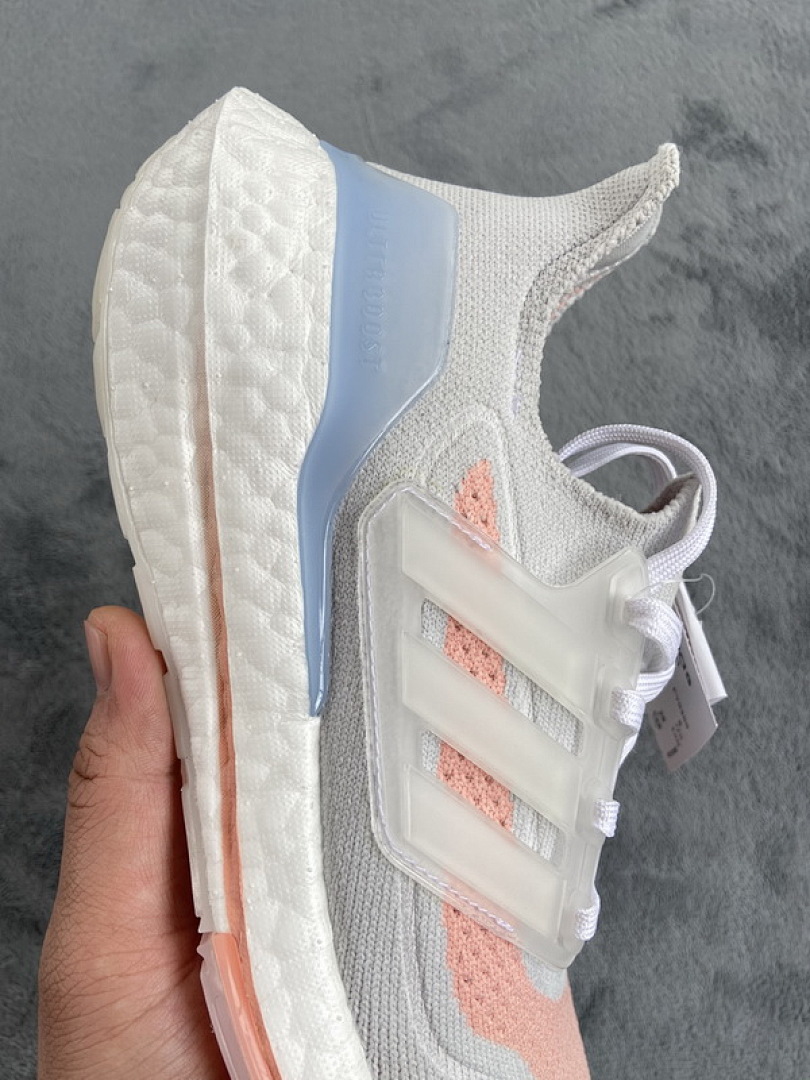  adidas Ultra Boost 21 White Pink FY0396