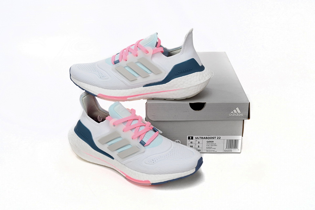 adidas Ultra Boost 22 White Dark Green GX5929