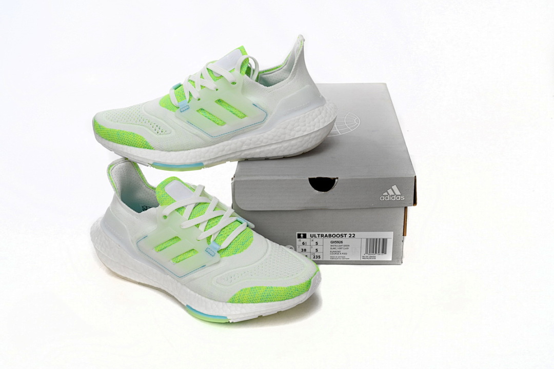  adidas Ultra Boost 22 White Green GX5926