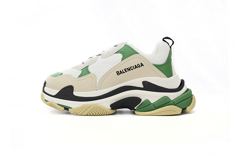  Balenciaga Black And White Green W09O1 9090