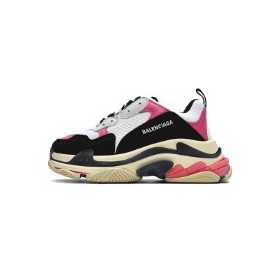  Balenciaga Triple S Black Pink W09O6 5671  01