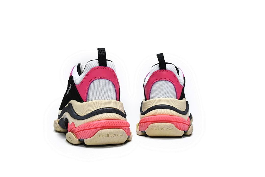  Balenciaga Triple S Noir Rose W09O6 5671 