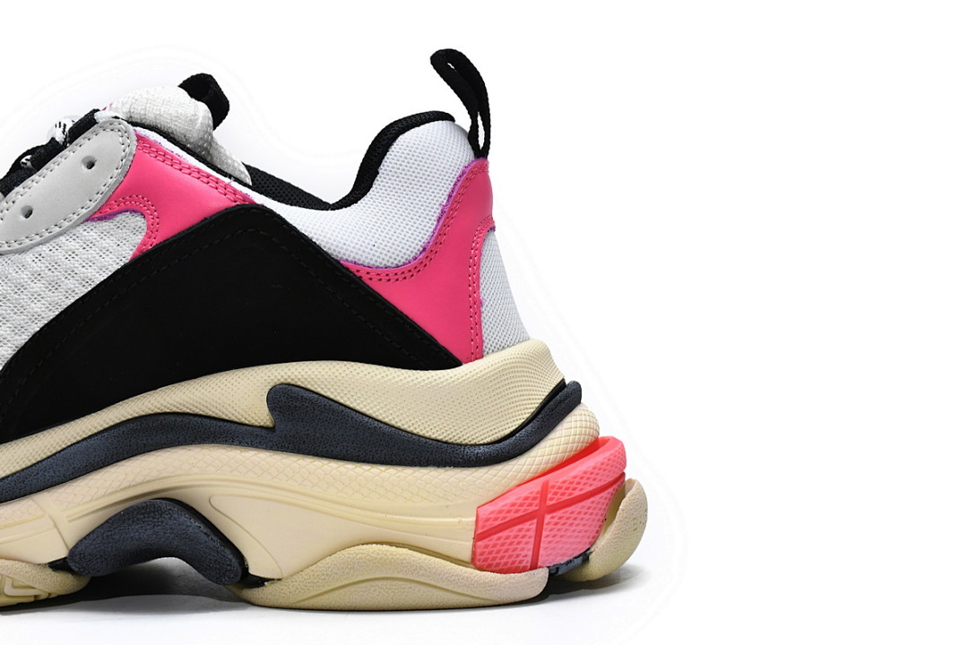  Balenciaga Triple S Noir Rose W09O6 5671 