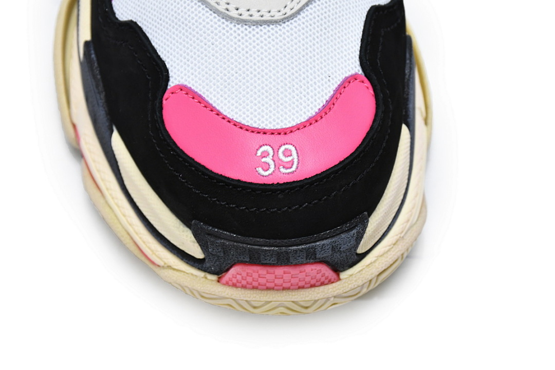  Balenciaga Triple S Noir Rose W09O6 5671 