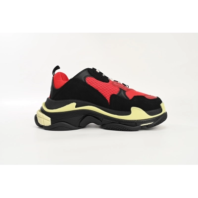  Balenciaga Triple S Black Red GreyW06E1 1006  02