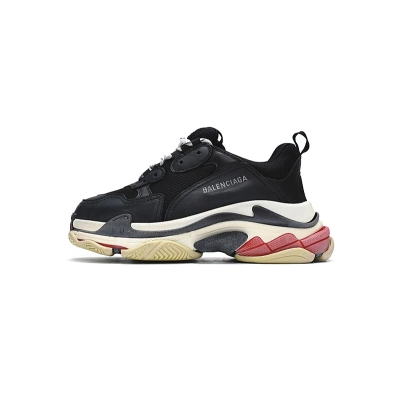  Balenciaga Triple S Black Red W0901 1000 01