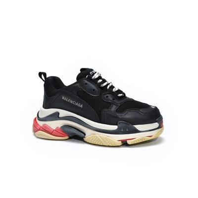  Balenciaga Triple S Black Red W0901 1000 02