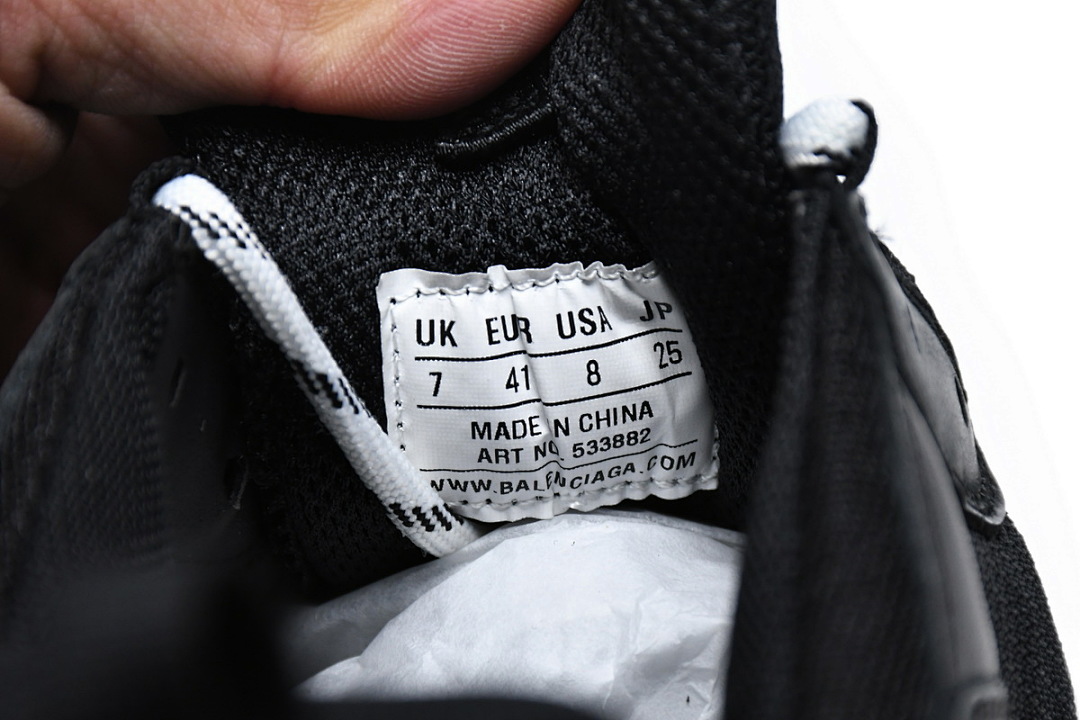  Balenciaga Triple S Noir Rouge W0901 1000