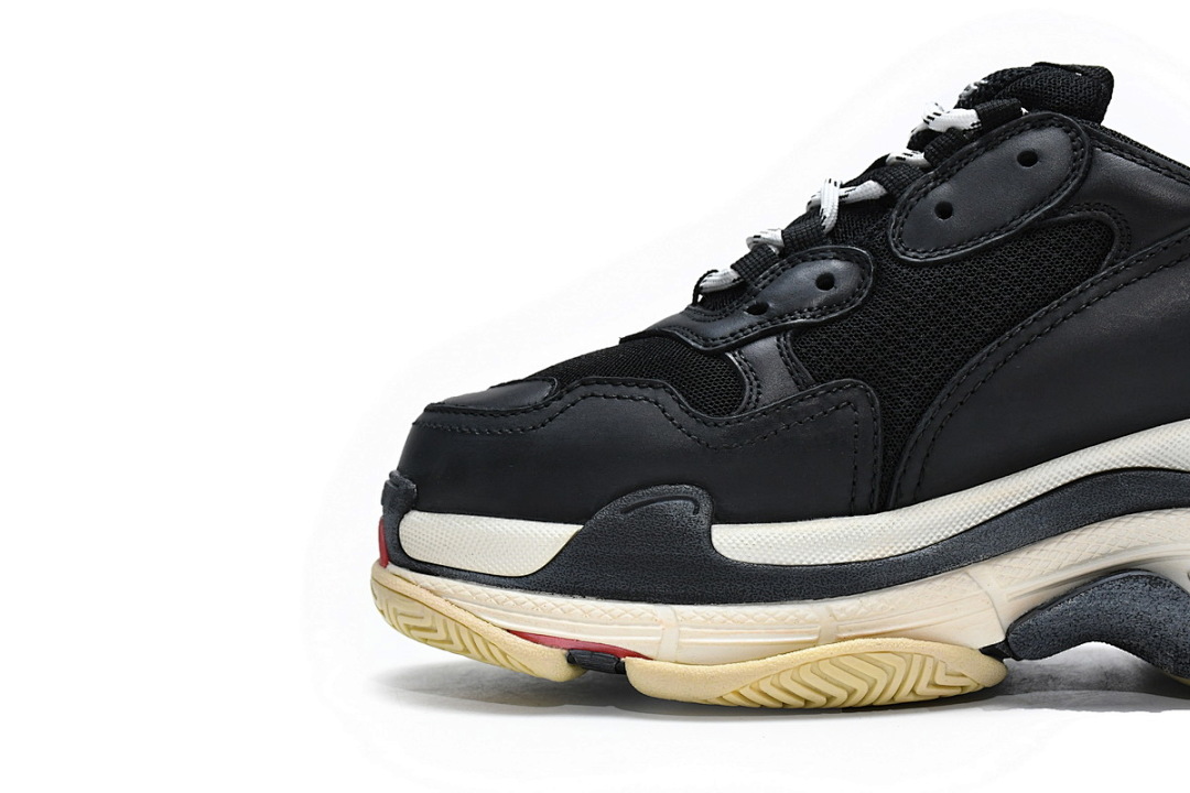  Balenciaga Triple S Noir Rouge W0901 1000