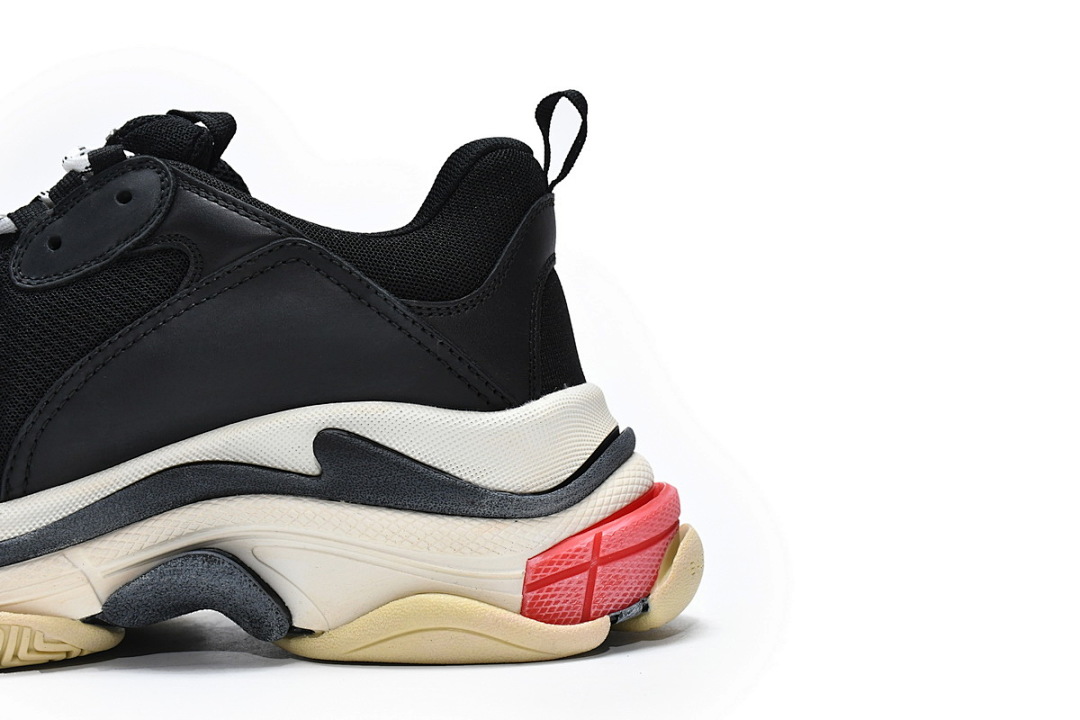  Balenciaga Triple S Noir Rouge W0901 1000
