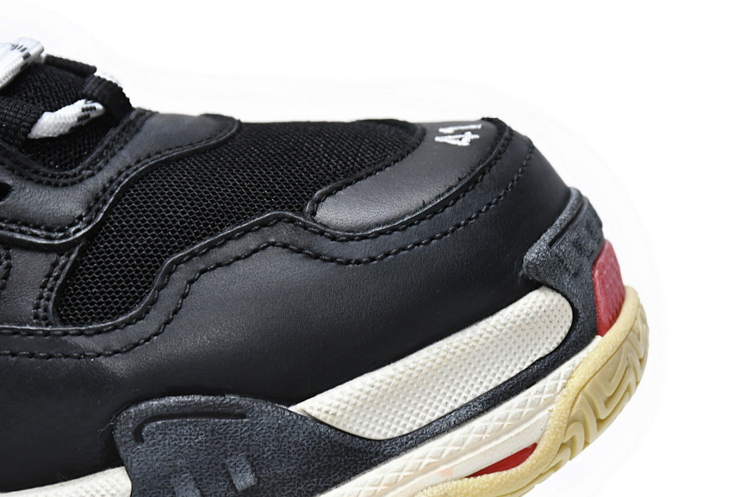  Balenciaga Triple S Noir Rouge W0901 1000