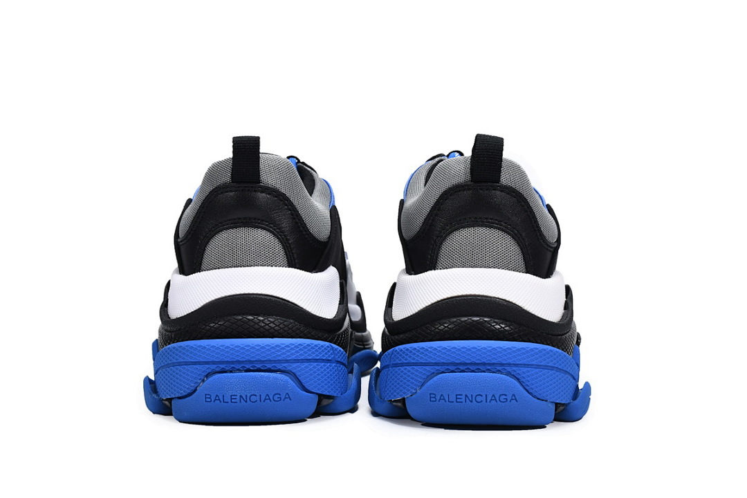  Balenciaga Triple S Noir Blanc Bleu W2CA1 4124