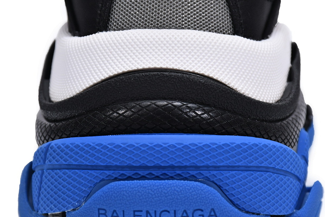  Balenciaga Triple S Noir Blanc Bleu W2CA1 4124