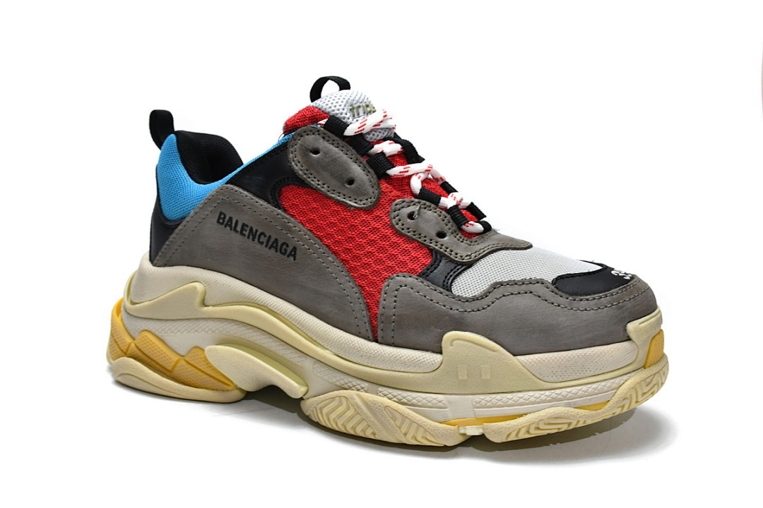  Balenciaga Triple S Azul y Rojo W09O2 4365