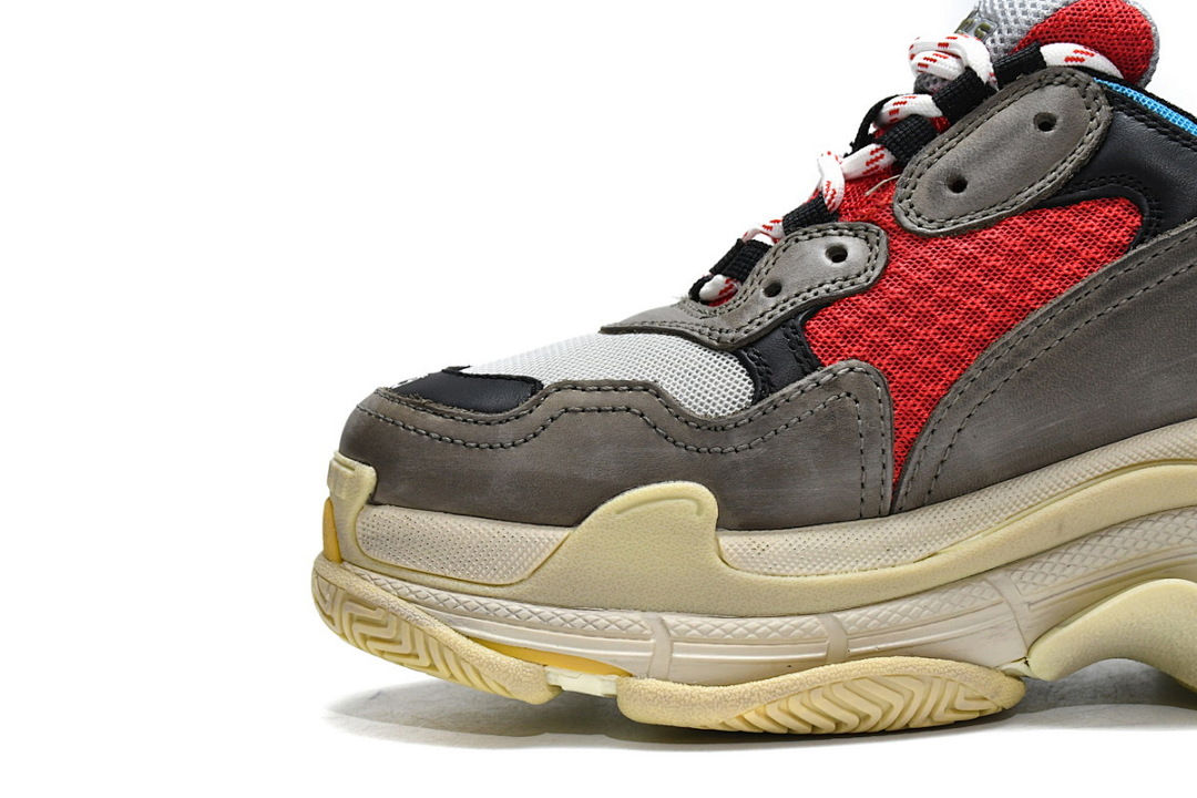  Balenciaga Triple S Azul y Rojo W09O2 4365