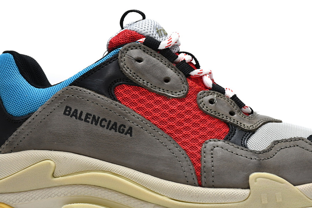  Balenciaga Triple S Azul y Rojo W09O2 4365