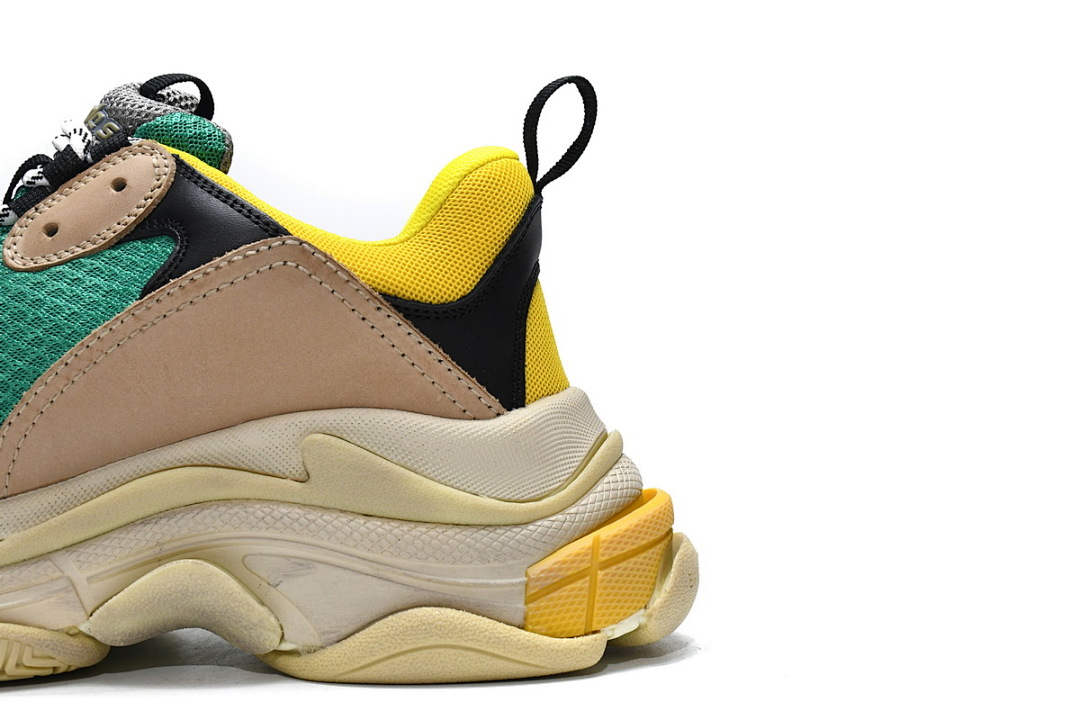  Balenciaga Triple S Verde-Amarillo W06E3 7070 